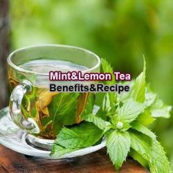 mint lemon tea